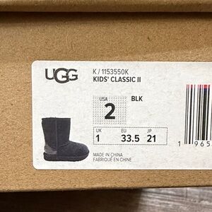 UGG Kids' Classic II Boots in Black